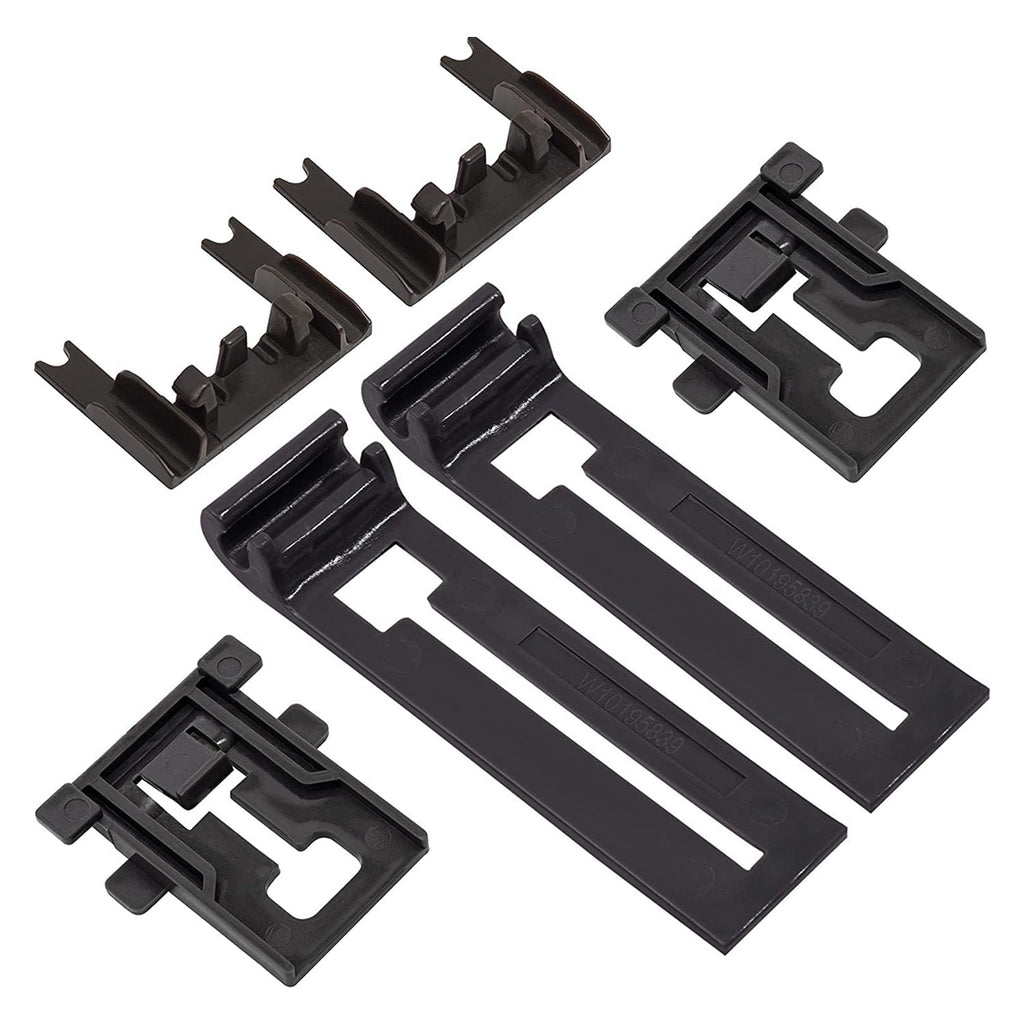 W10195839 W10195840 W10250160 Dishwasher Rack Adjuster & Clip Kit