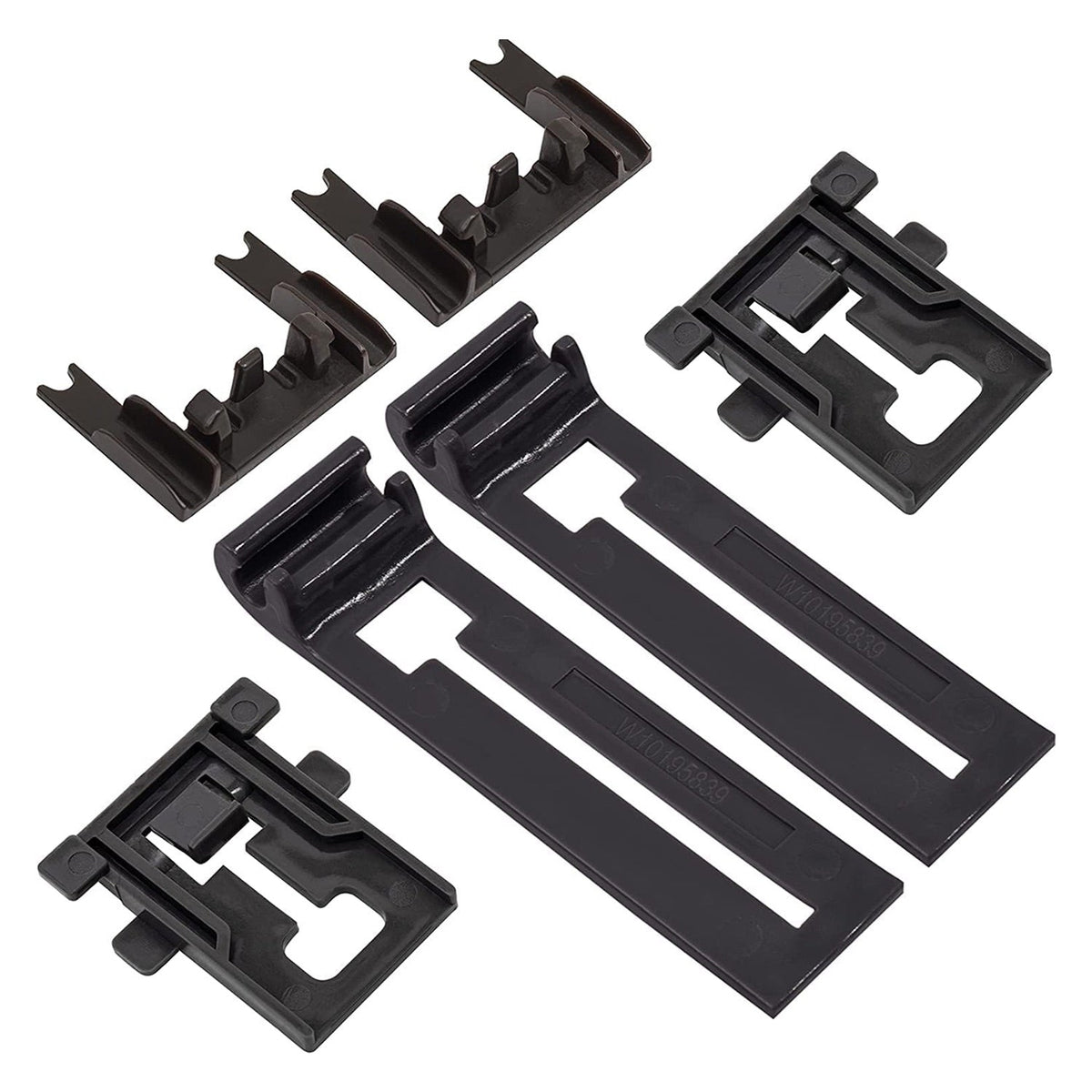 W10195839 W10195840 W10250160 Dishwasher Rack Adjuster & Clip Kit