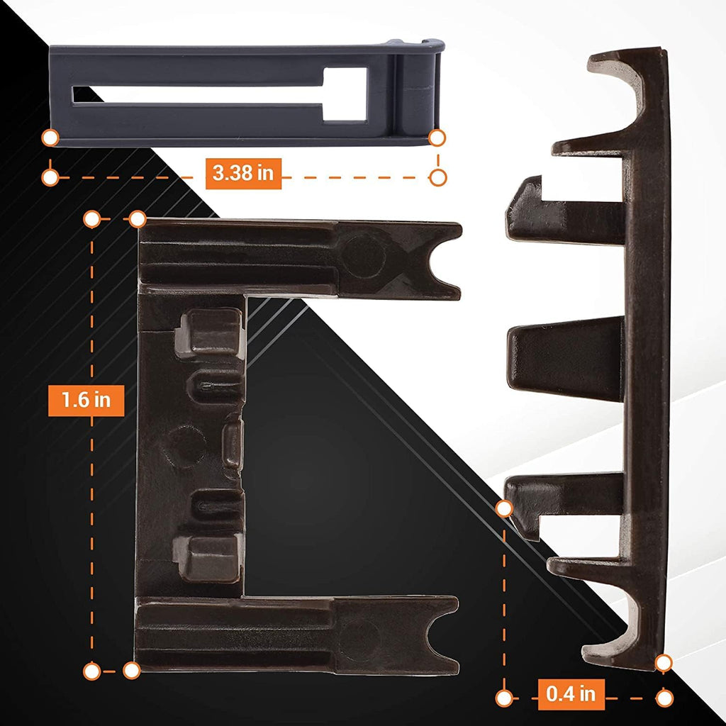 W10195839 W10195840 W10250160 Dishwasher Rack Adjuster & Clip Kit