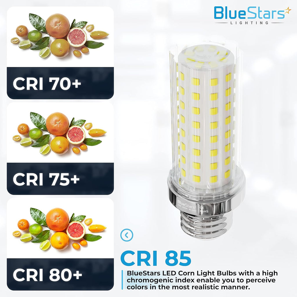 20W E26 LED Corn Light Bulb (150W Equivalent) - 1600 Lumens, 6500K Daylight White - 4 Pack