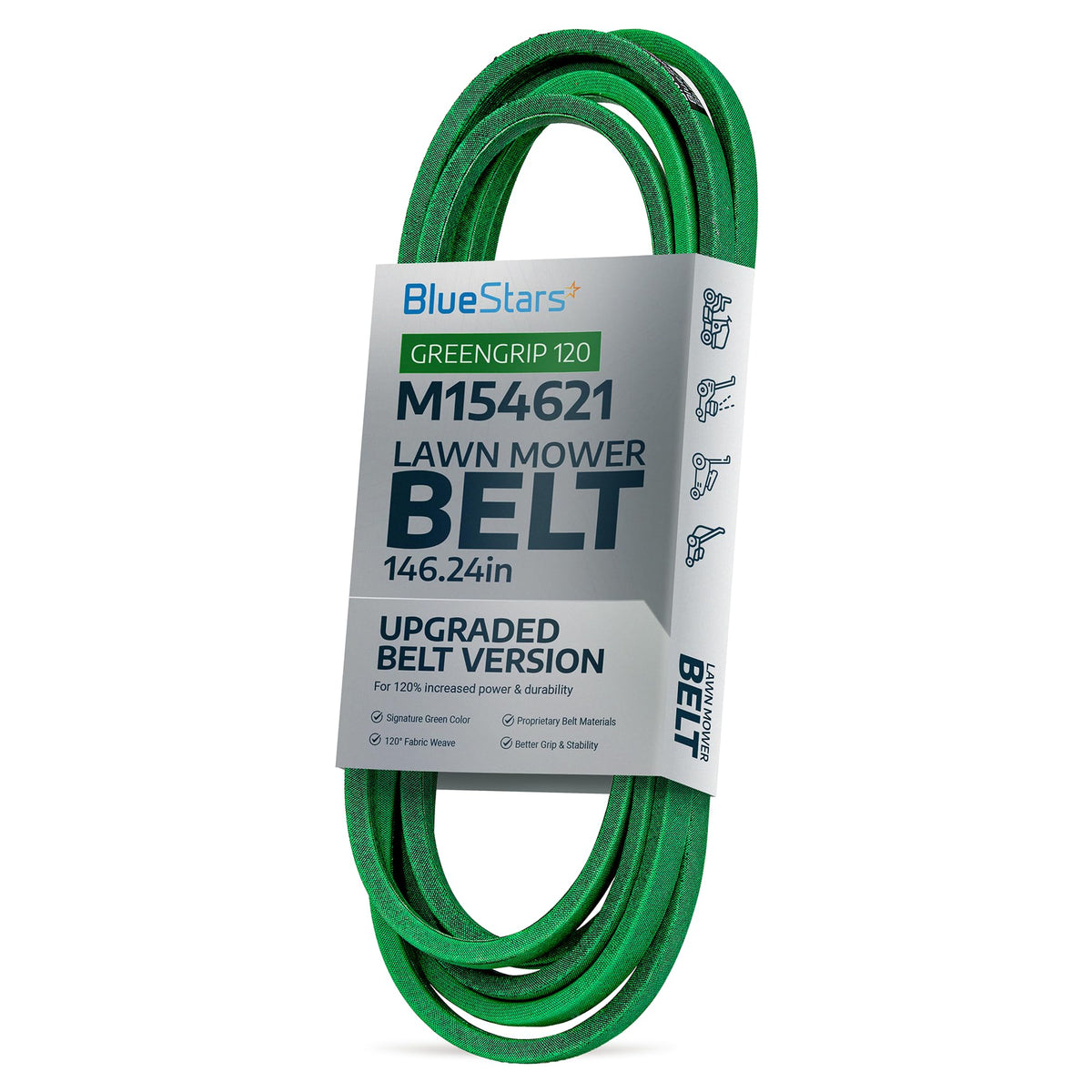 M154621 Mower Belt, 42" John Deere X300 X304 X310, 48" EZtrak, 146.24"