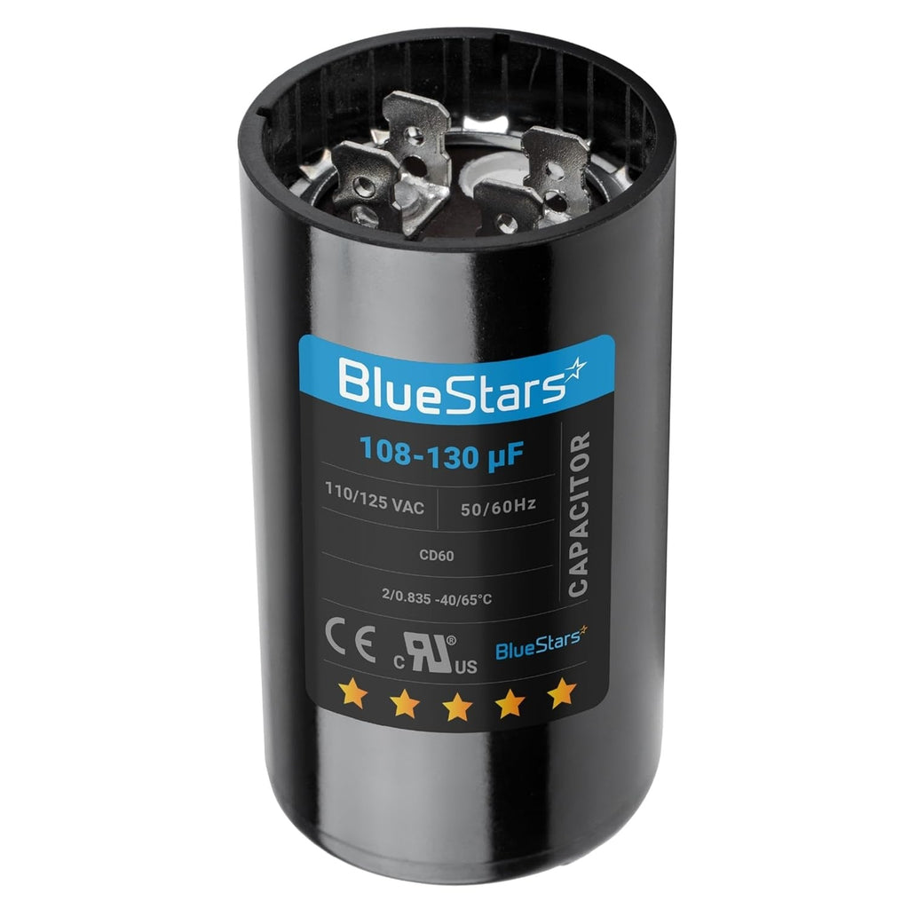 108-130 uF 110-125VAC ±20% CD60 Start Capacitor for Pool & Well Pumps