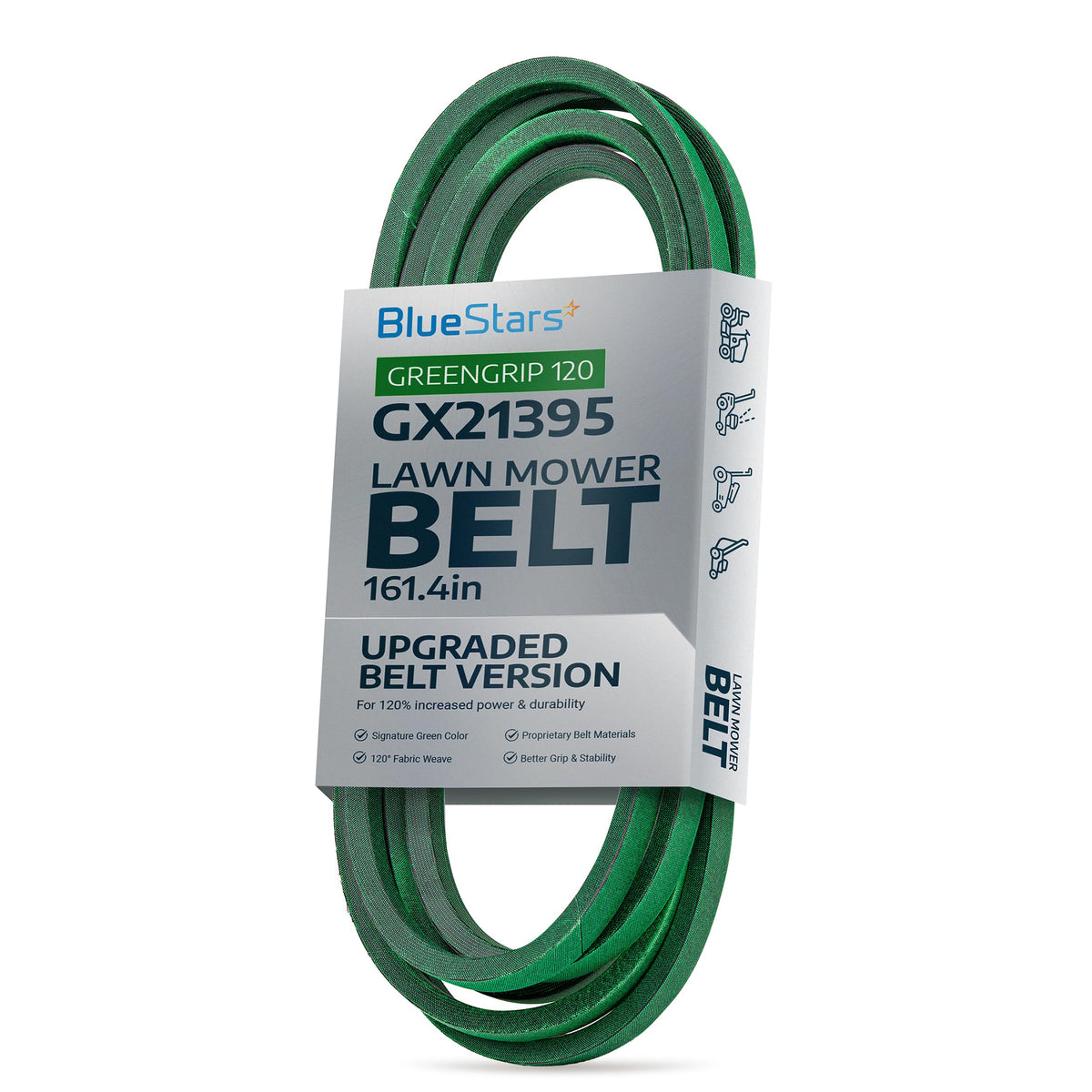 GX21395 Deck Belt, 54" John Deere E180 D170 LA150 LA175, 161.4"