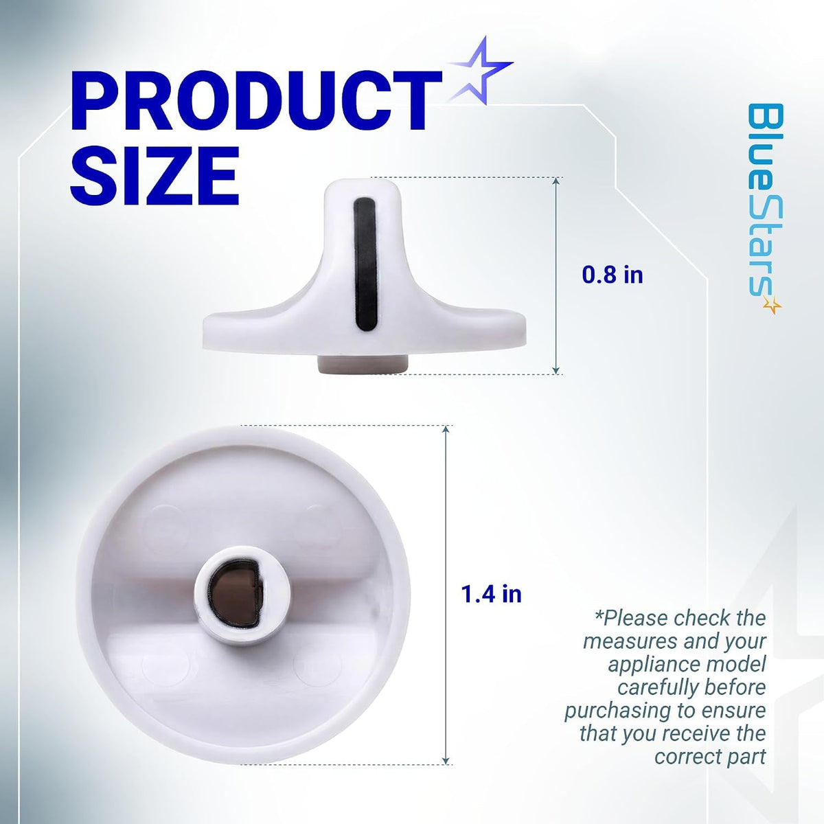 131965300 Dryer Timer Knob - For Frigidaire & Electrolux Dryers - 2 Pack