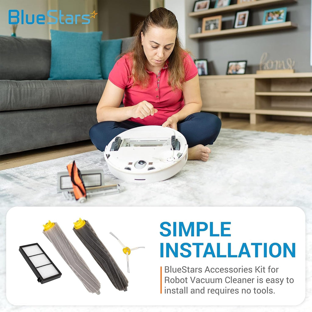 iRobot Roomba 800 900 Series Accessory Kit: Extractor, 3 HEPA Filters, 3 Side Brushes