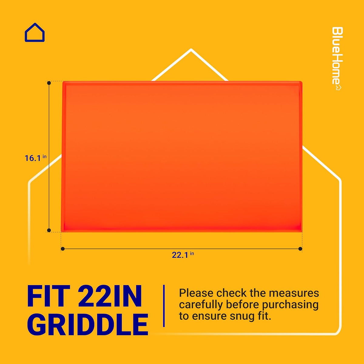22" Silicone Griddle Mat