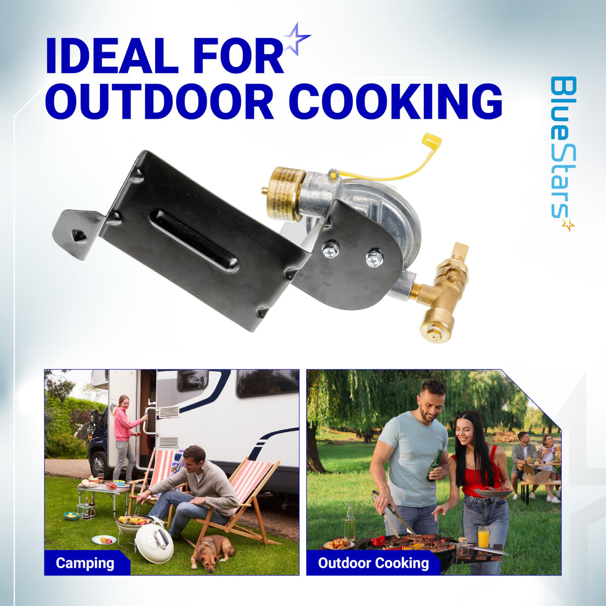 CSA Certified 64866 Weber Gas Grill Valve Regulator for Q1000 Q1200