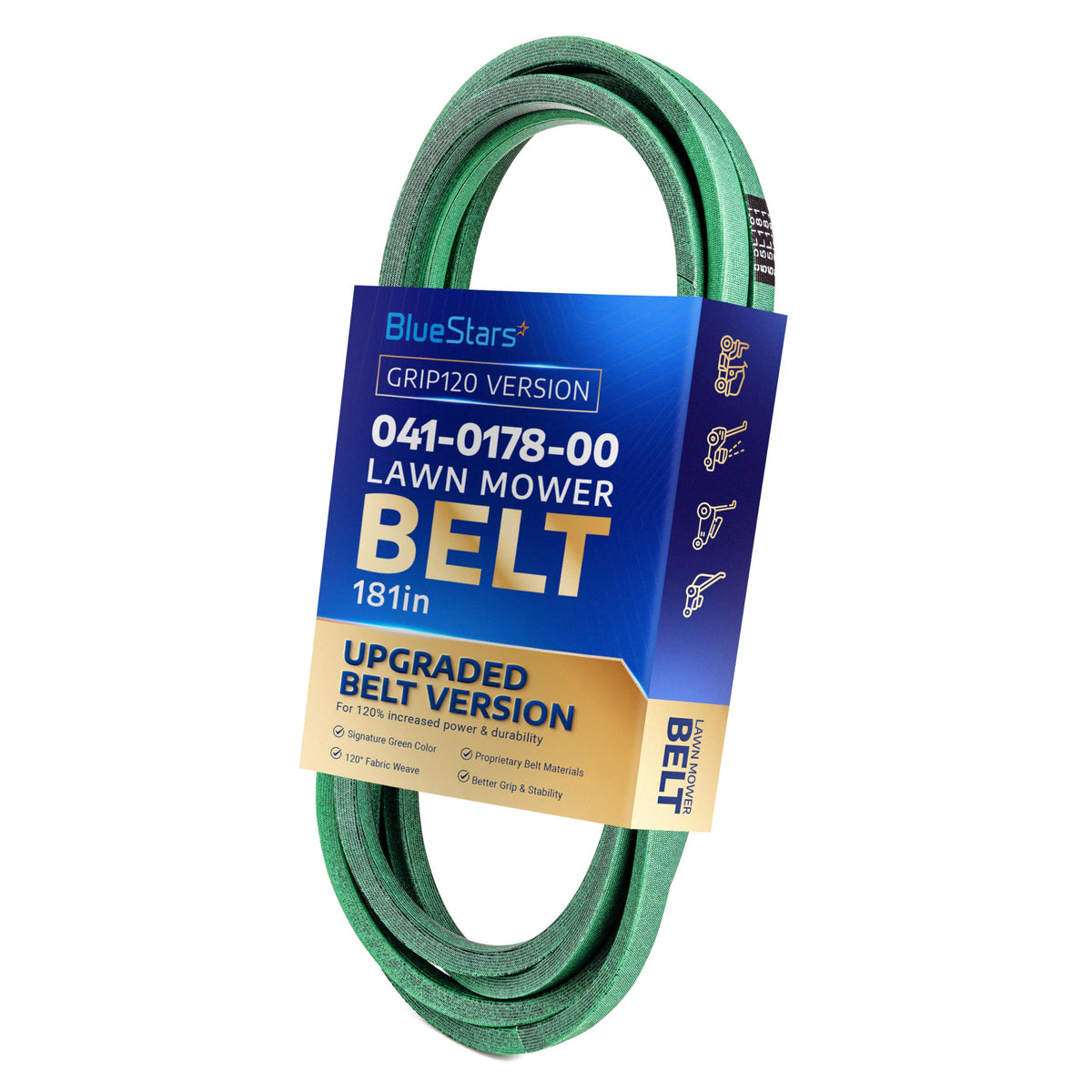 041-0178-00 Deck Belt - 61" Bad Boy Outlaw/XP, Rebel/XP/SD - Aramid Cord, 181"