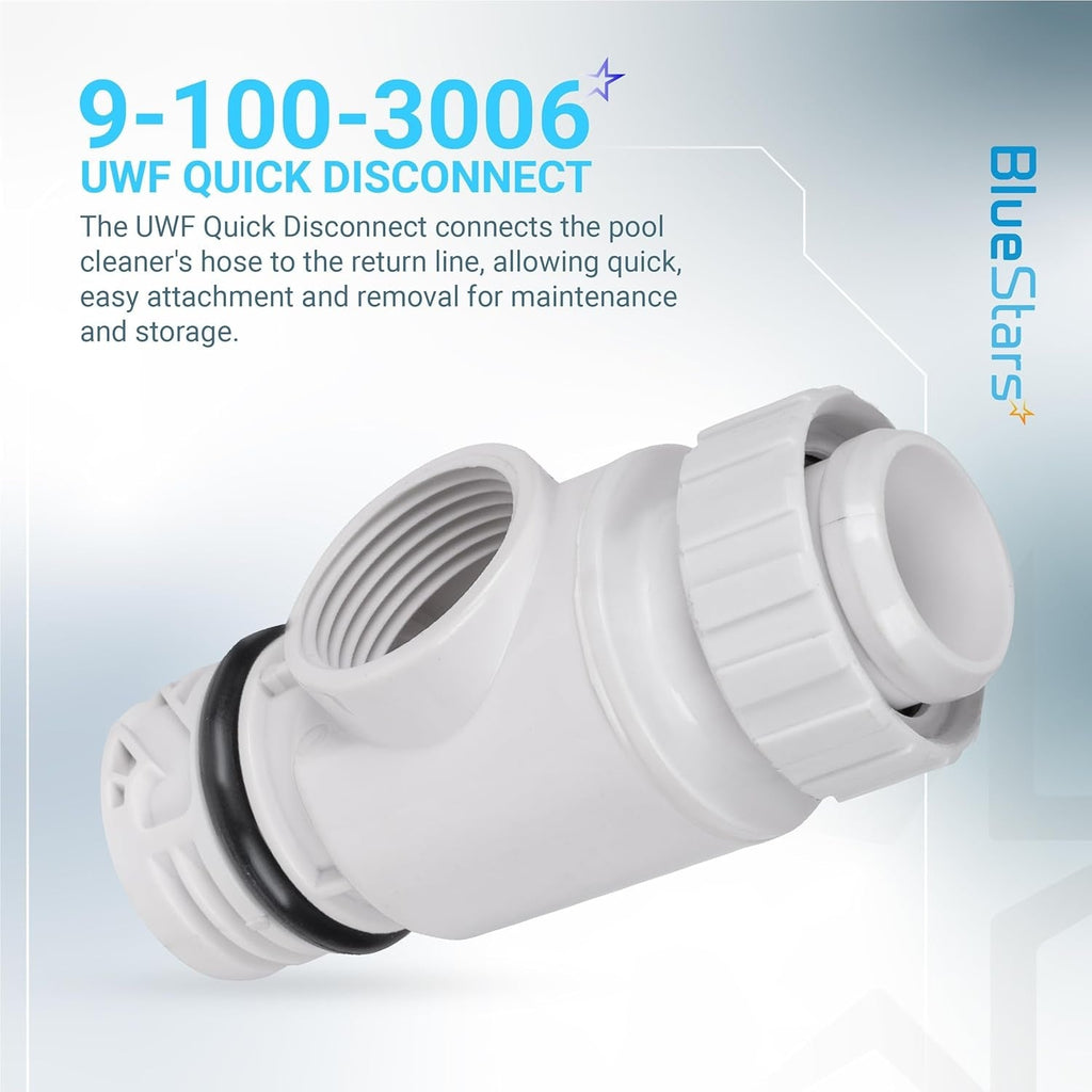 9-100-3006 Universal Wall Fitting Quick Disconnect for Zodiac Polaris 360 Pool Cleaner