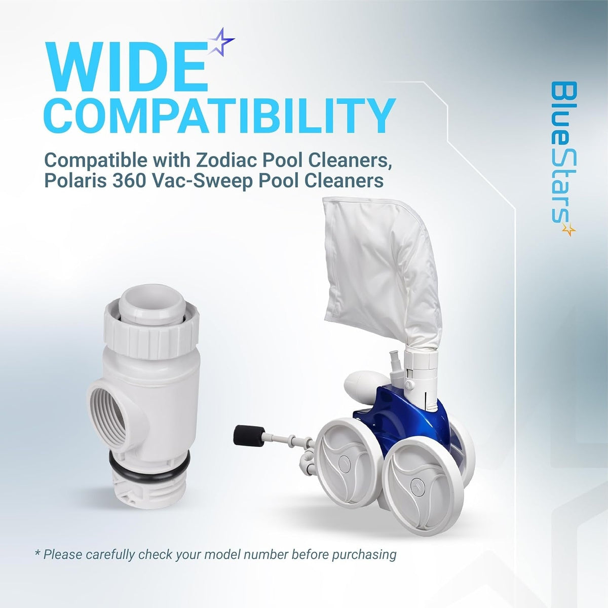 9-100-3006 Universal Wall Fitting Quick Disconnect for Zodiac Polaris 360 Pool Cleaner