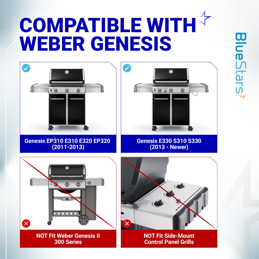 1836-13 7628 7629 Igniter Kit for Weber Genesis 300 Series E330 S330, 4-Outlet
