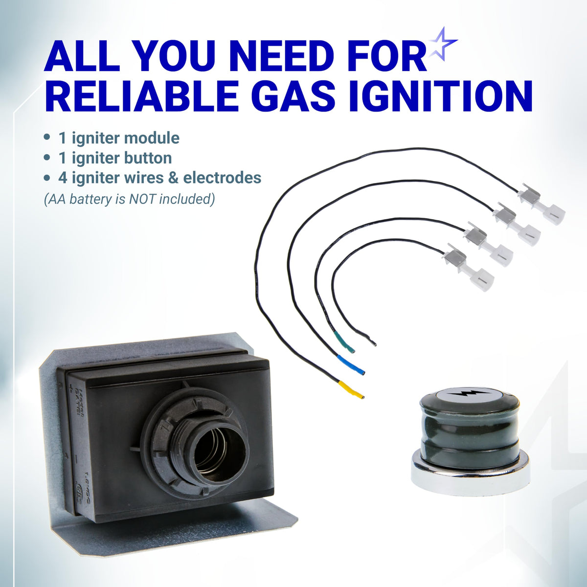 1836-13 7628 7629 Igniter Kit for Weber Genesis 300 Series E330 S330, 4-Outlet