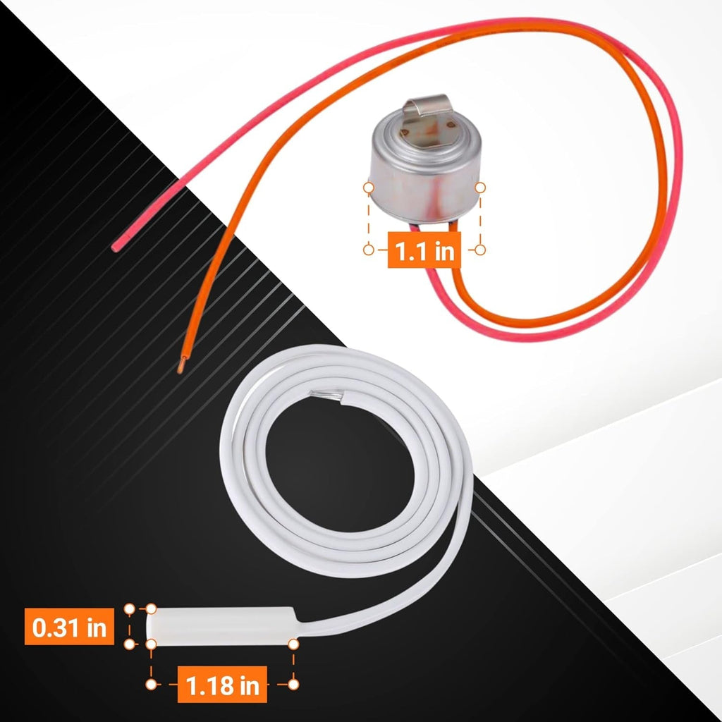 WR51X10055 Defrost Heater WR55X10025 Sensor WR50X10068 Thermostat Kit for GE Hotpoint