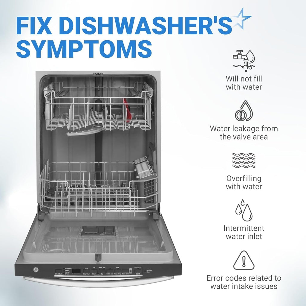 WD15X26078 Dishwasher Water Inlet Valve for GE Dishwashers