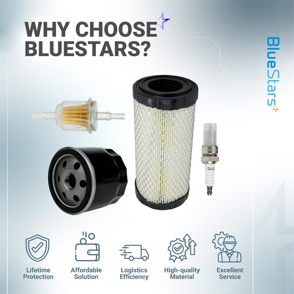 28463G01 Air Filter Tune-Up Kit with Spark Plug, Fuel & Oil Filter - EZGO 4-Cycle Gas & Club Car