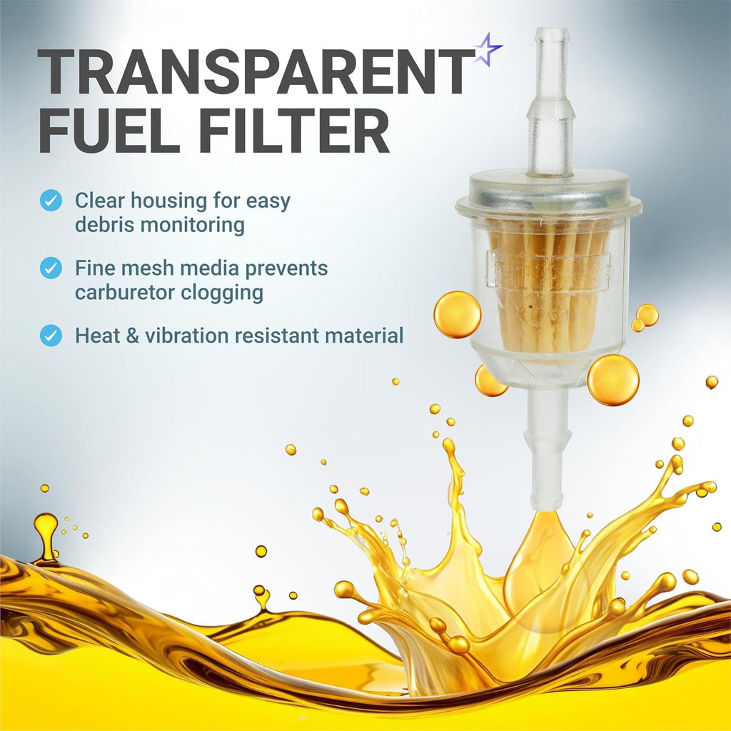 28463G01 Air Filter Tune-Up Kit with Spark Plug, Fuel & Oil Filter - EZGO 4-Cycle Gas & Club Car