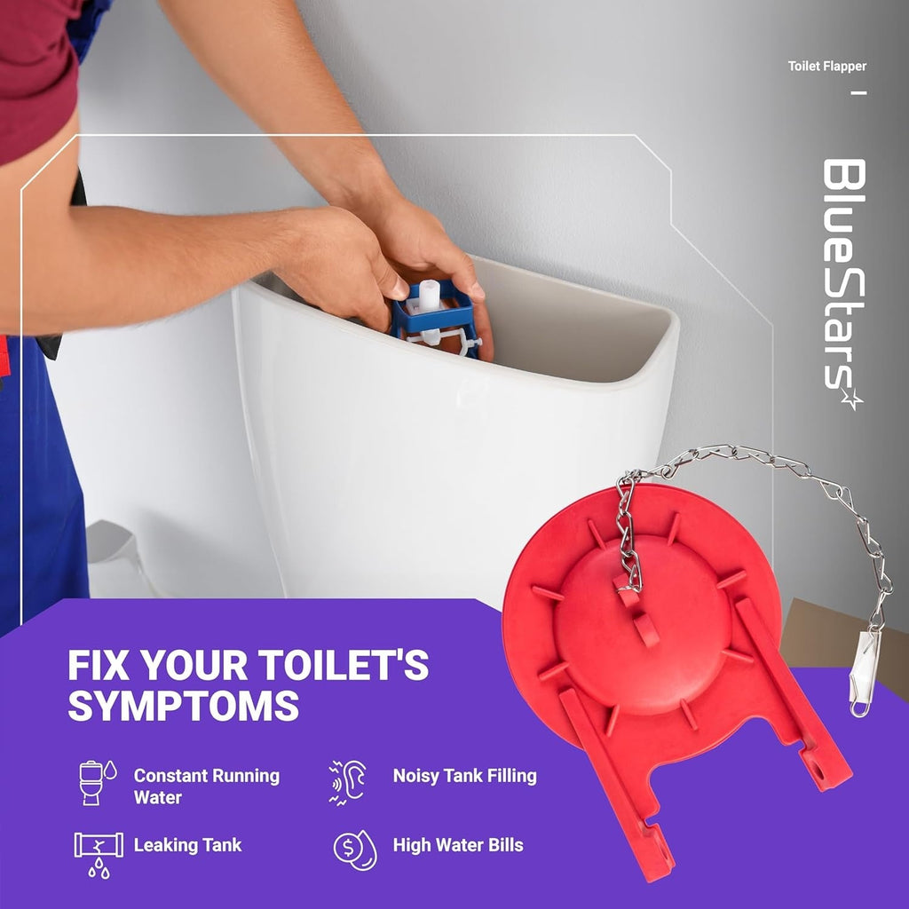 3-Inch Toto Toilet Flapper Replacement - 2 Pack