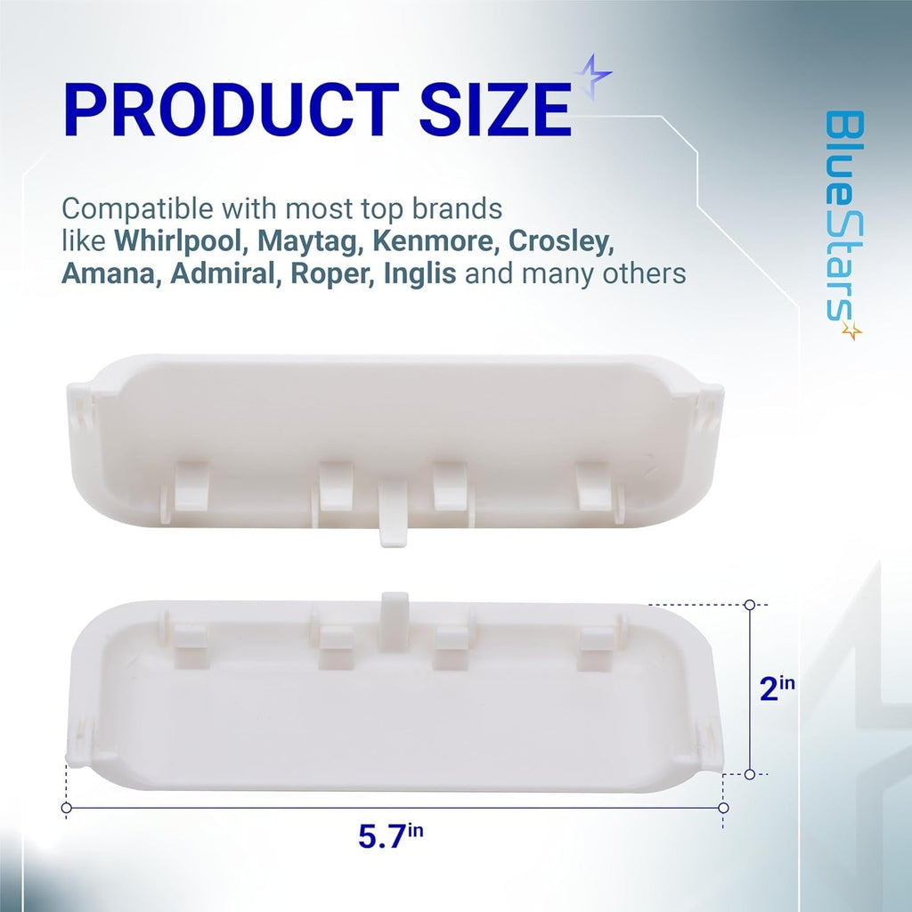 W10861225 W10714516 Dryer Door Handle - For Whirlpool Kenmore Maytag Dryers - 2 Pack