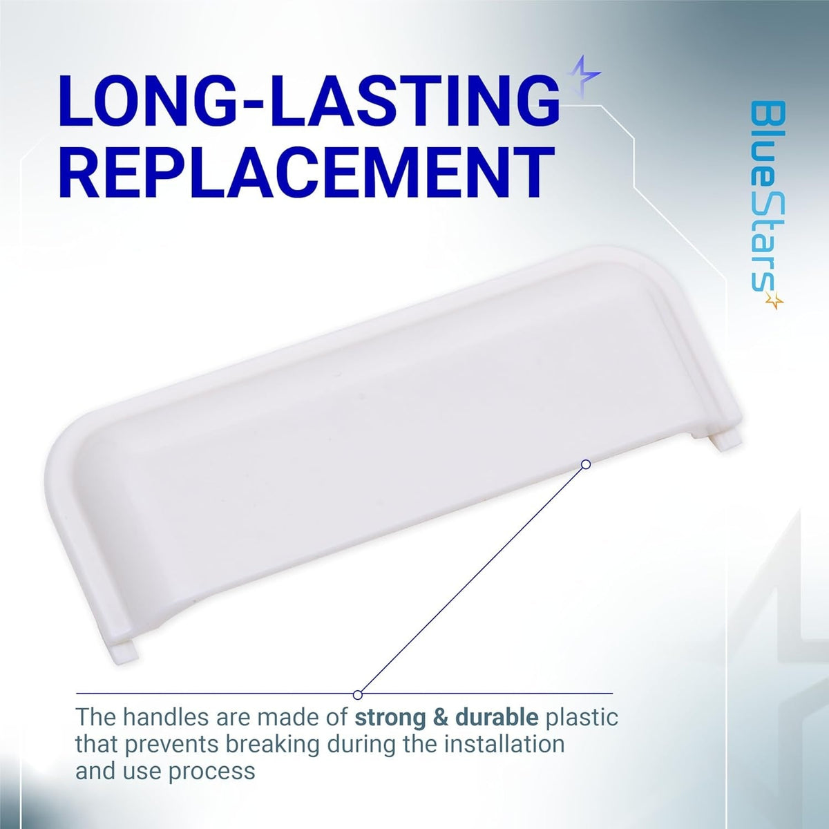 W10861225 W10714516 Dryer Door Handle - For Whirlpool Kenmore Maytag Dryers - 2 Pack