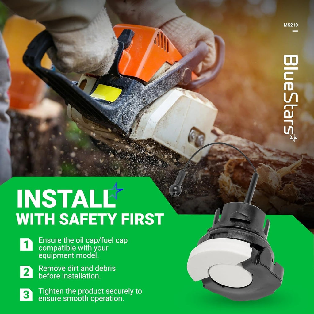 MS210 Fuel and Oil Caps - Fits Stihl MS200 MS210 MS230 MS240 Chainsaws