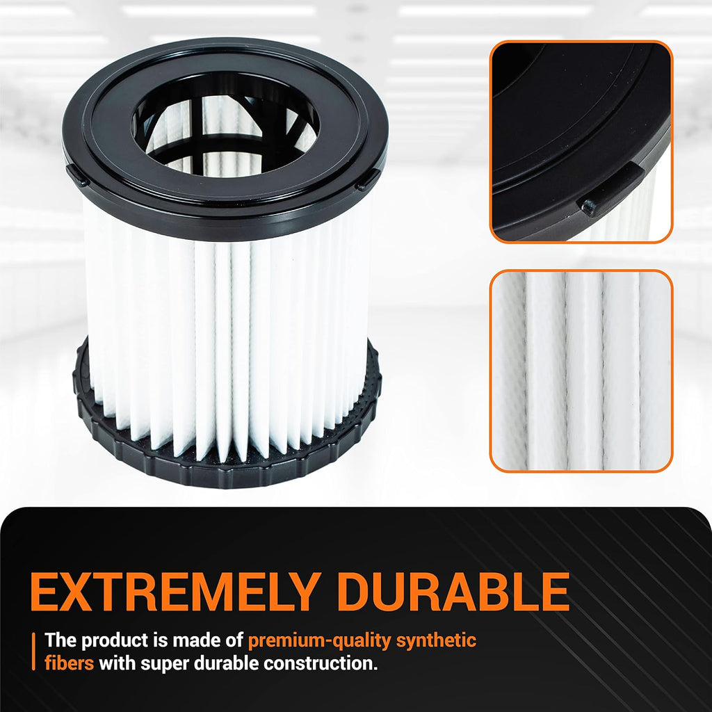 DCV580H DCV581H Vacuum Replacement Filter for DEWALT DCV580H Cordless DCV581H DCV5801H