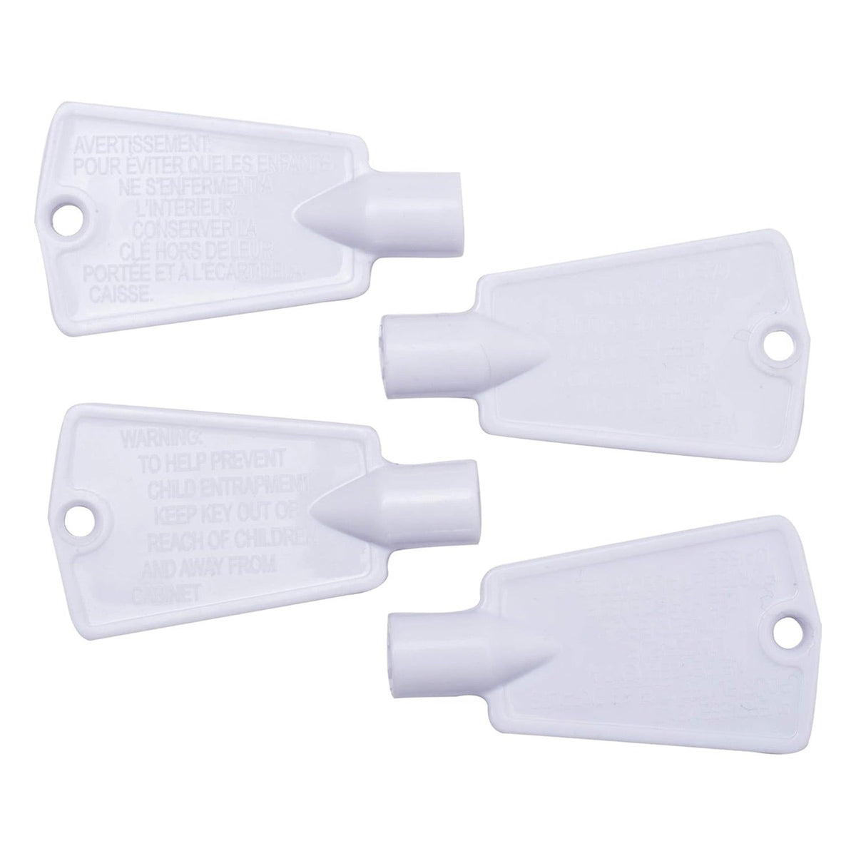 297147700 Freezer Door Key for Frigidaire Kenmore Electrolux - 4 Pack