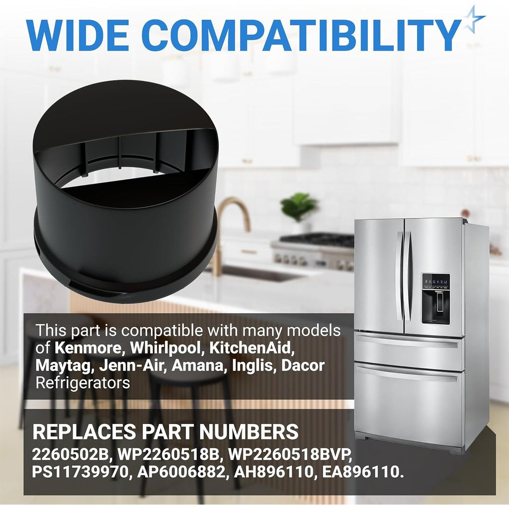 2260518B 2260502B Refrigerator Water Filter Cap - For Whirlpool & Kenmore Refrigerators