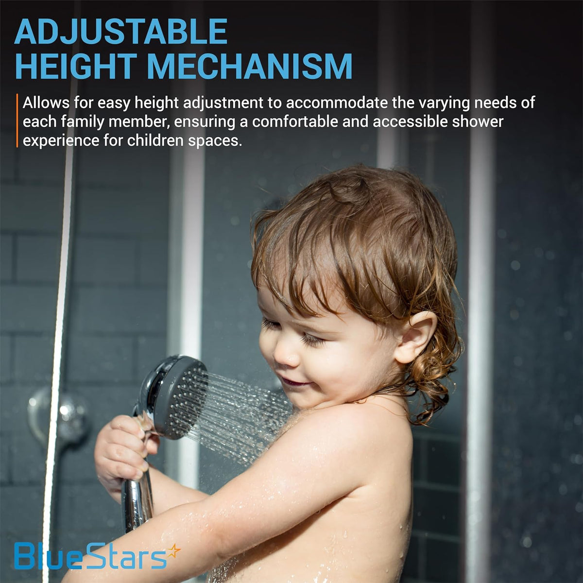 360° Adjustable Handheld Shower Head Holder Bracket