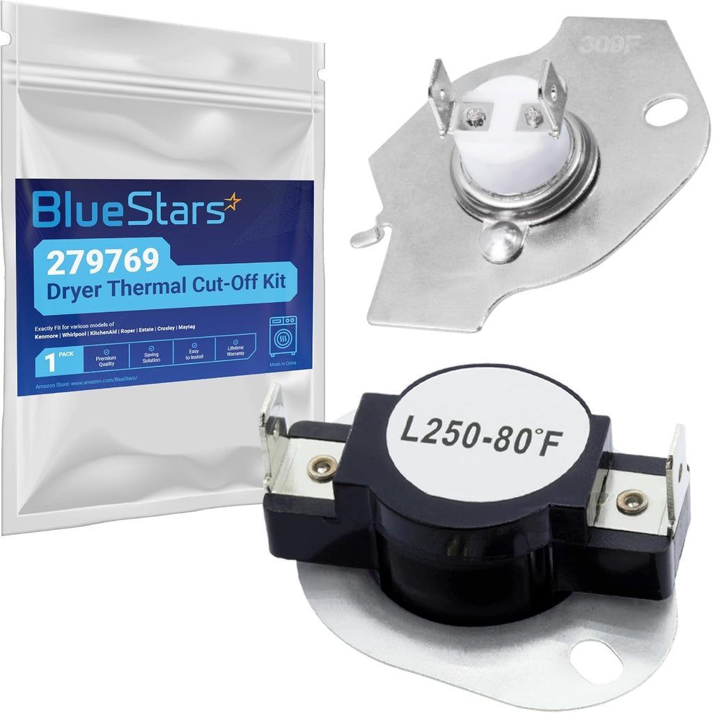 279769 Dryer Thermal Cut-Off Kit Replacement - For Whirpool Kenmore Dryers