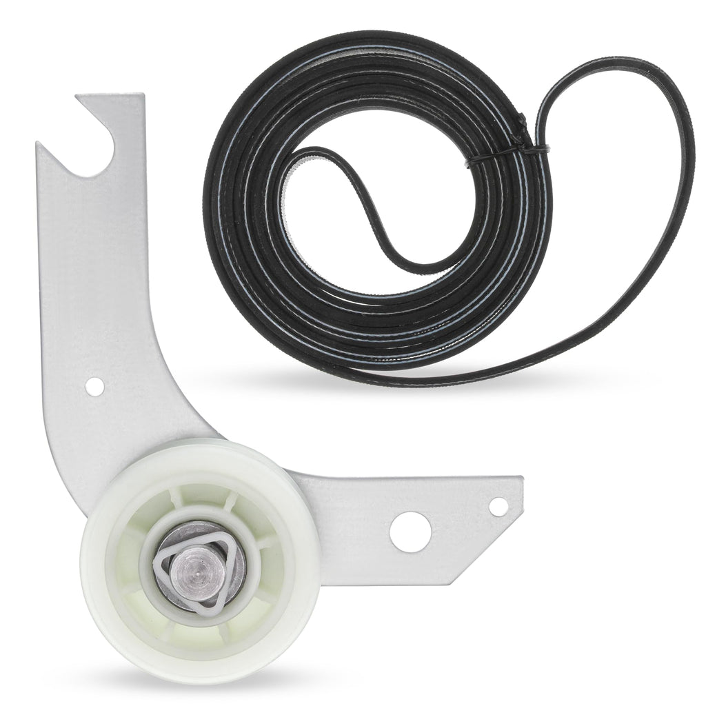 134793511 Dryer Idler Pulley + 137315300 Drive Belt - Frigidaire/Electrolux/Crosley/Kenmore