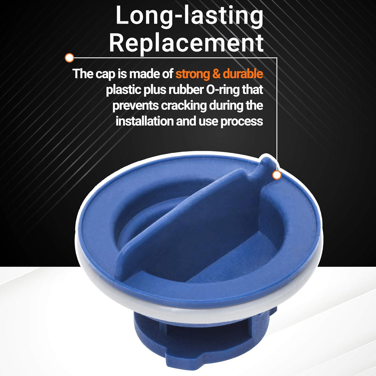 WPW10077881 Dishwasher Dispenser Cap for Whirlpool KitchenAid