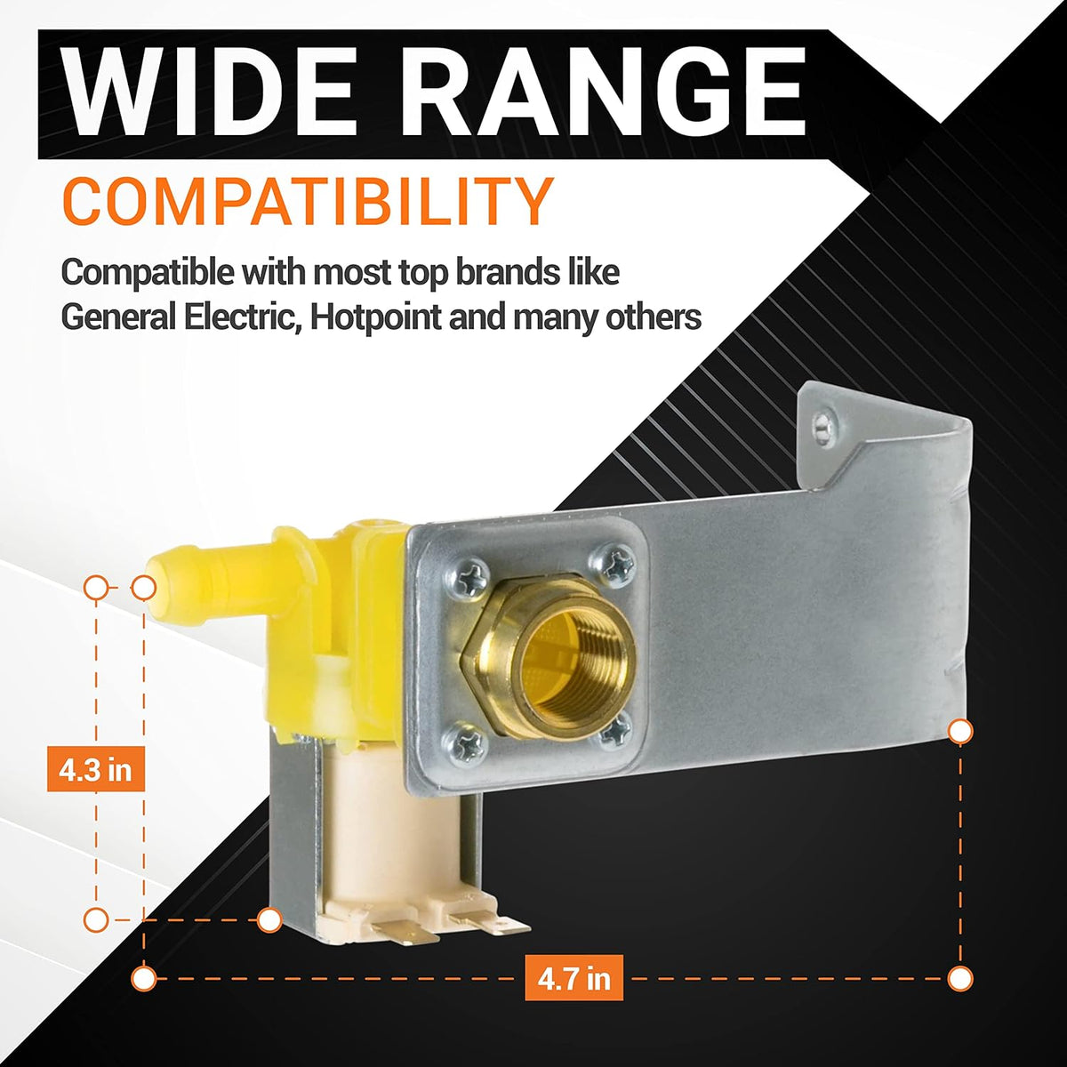 WD15X10014 Dishwasher Water Inlet Valve - For GE Hotpoint Dishwashers