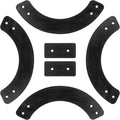 753-04472 735-04033 Rubber Paddle Set - MTD Troy-Bilt Craftsman Ryobi 21" Single-Stage Snow Blower (2004 & Newer)