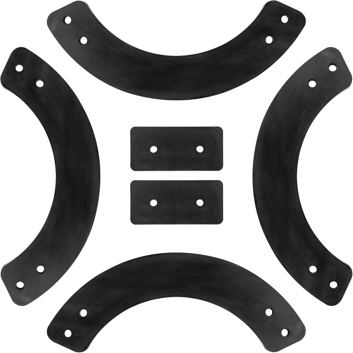 753-04472 735-04033 Rubber Paddle Set - MTD Troy-Bilt Craftsman Ryobi 21" Single-Stage Snow Blower (2004 & Newer)