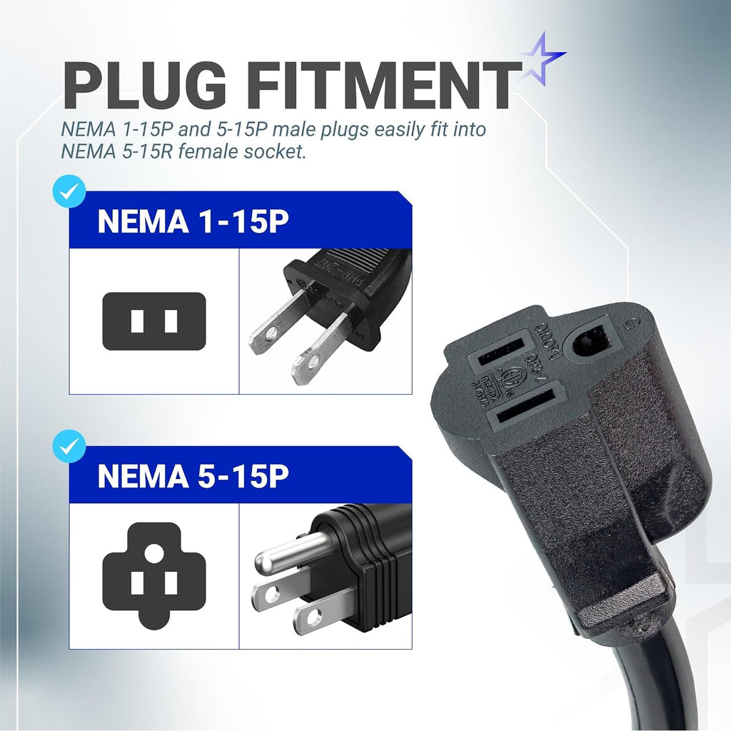 15A 125V AC Shore Power Inlet Plug