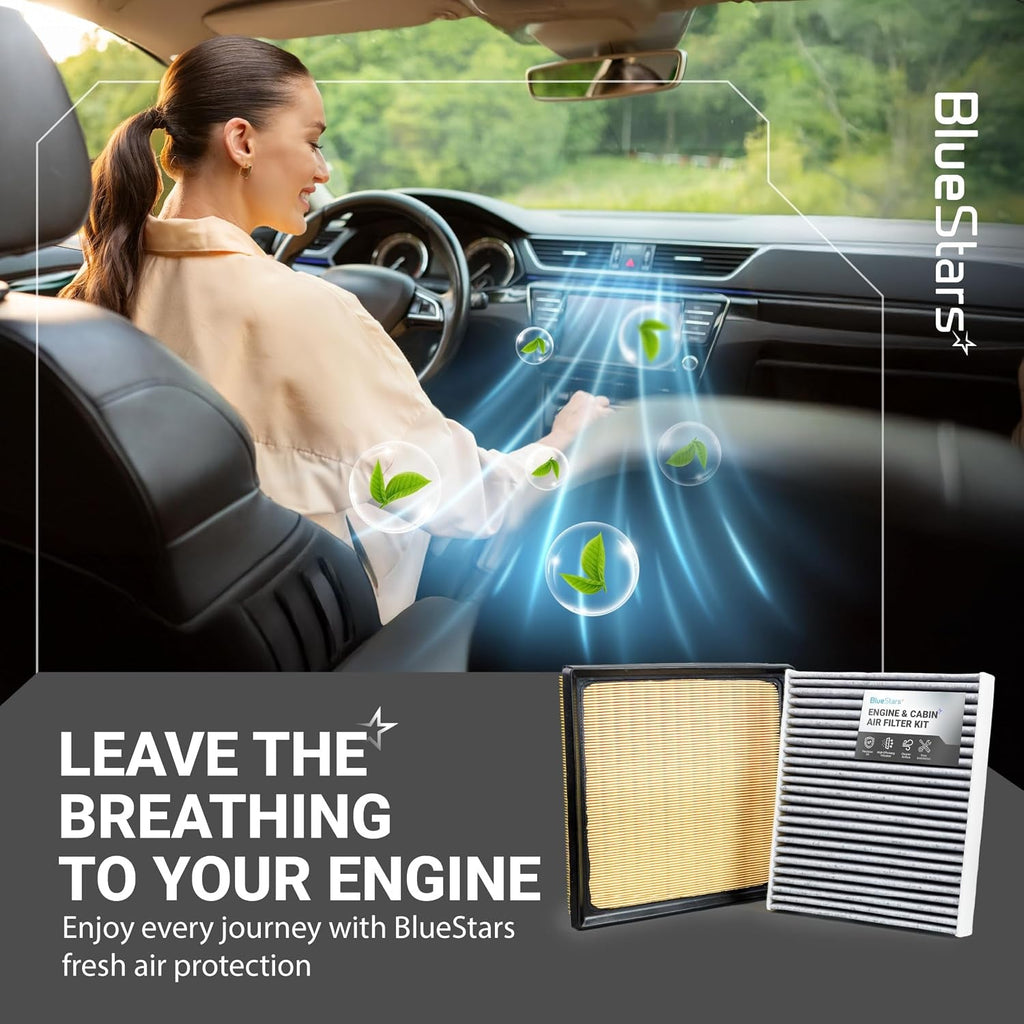 Engine & Cabin Air Filter Kit for Subaru 2017-2025