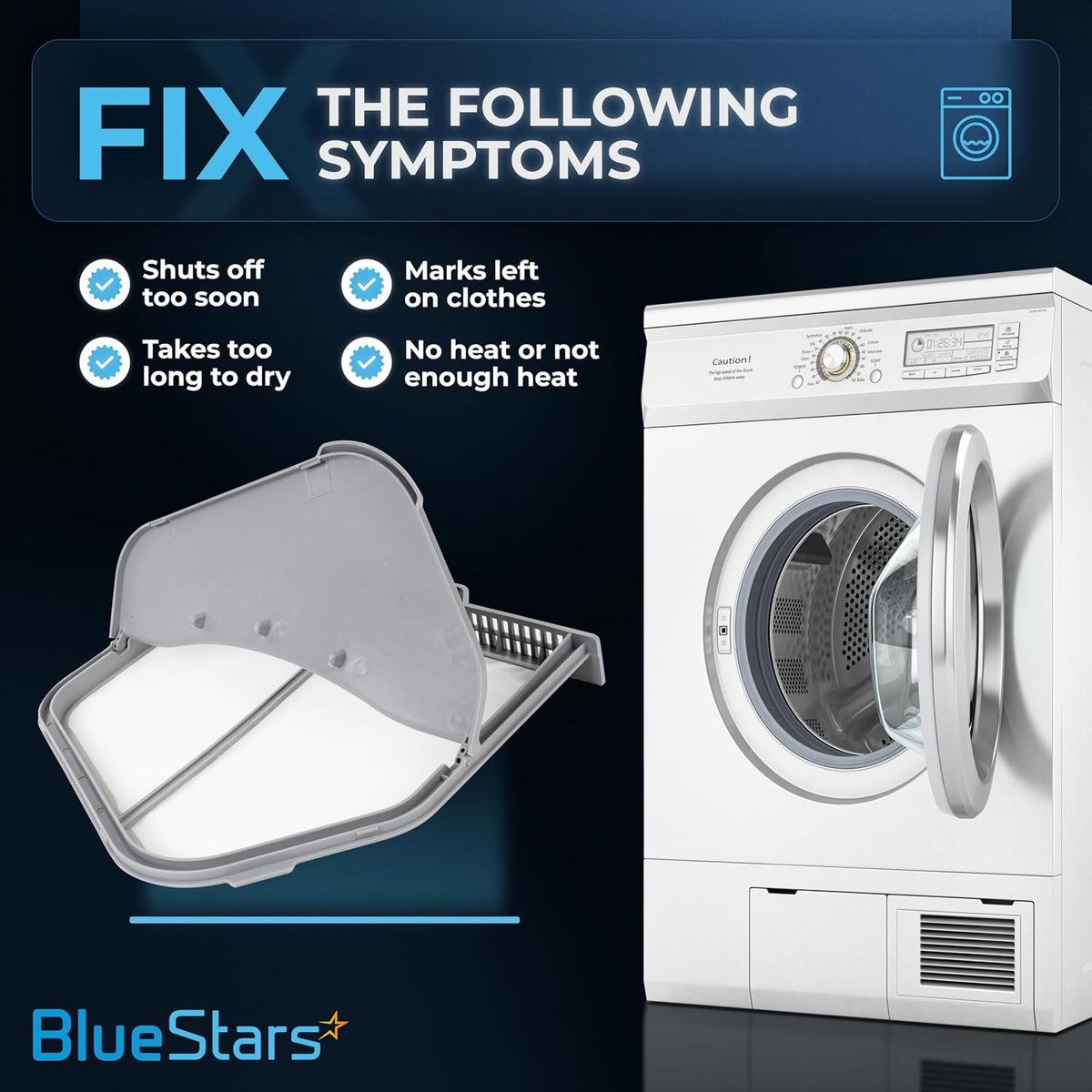 DC97-16742A Dryer Lint Trap Filter - For Samsung Dryer