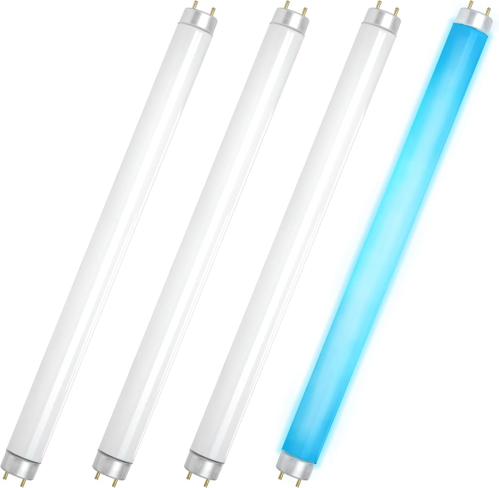 T8F10W Replacement Light Bulb 2-Pin Base T8 10 Watts - 4 Pack