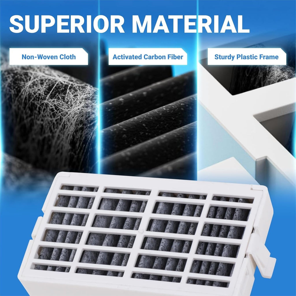 W10311524 AIR1 Refrigerator Air Filter for Whirlpool Maytag KitchenAid Jenn-Air Kenmore - 8 Pack