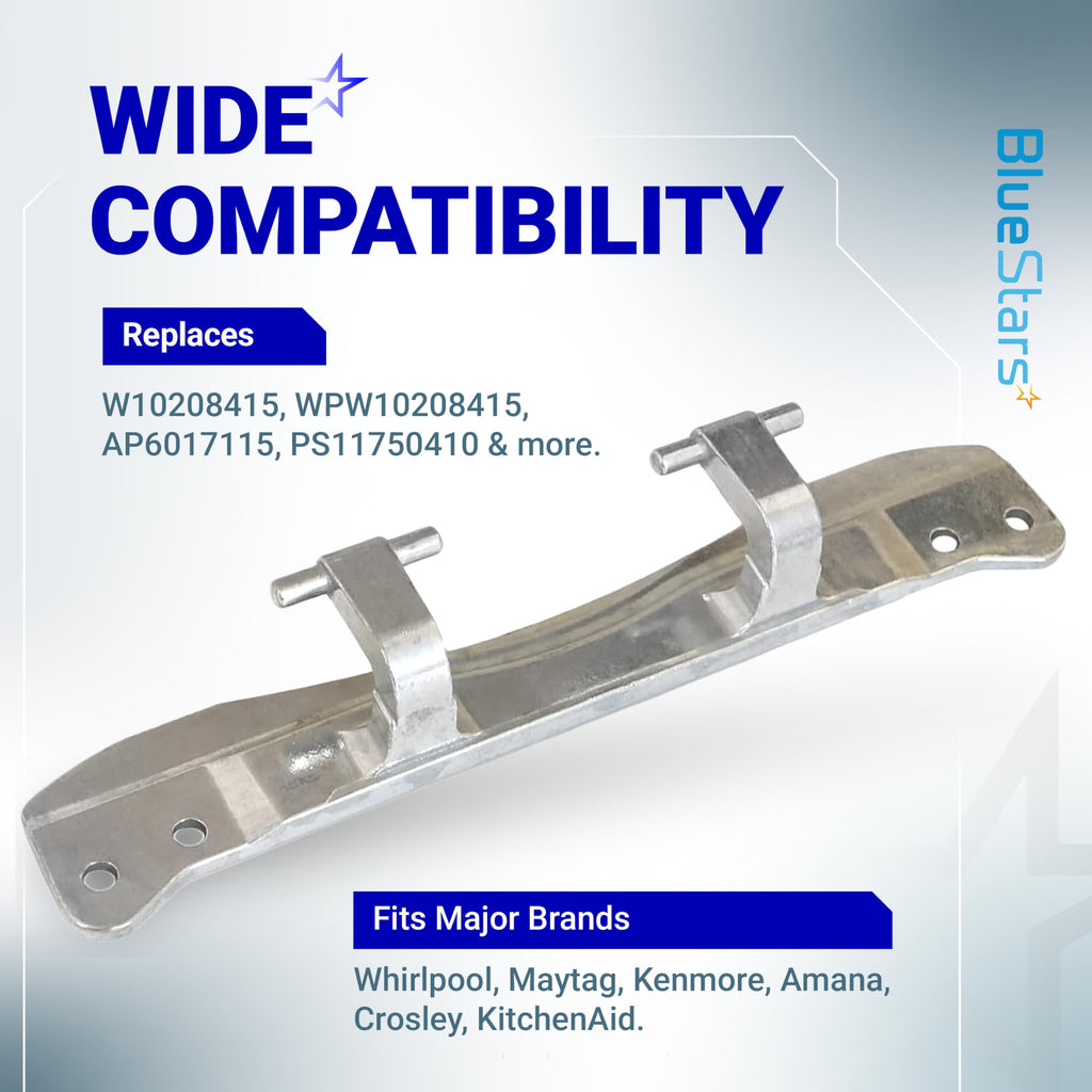 W10208415 WPW10208415 Front Load Washer/Dryer Door Hinge - Whirlpool Maytag Kenmore Crosley