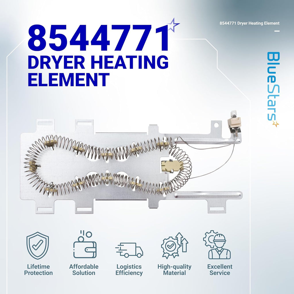 8544771 Dryer Heating Element for Whirlpool Kenmore Maytag Dryers