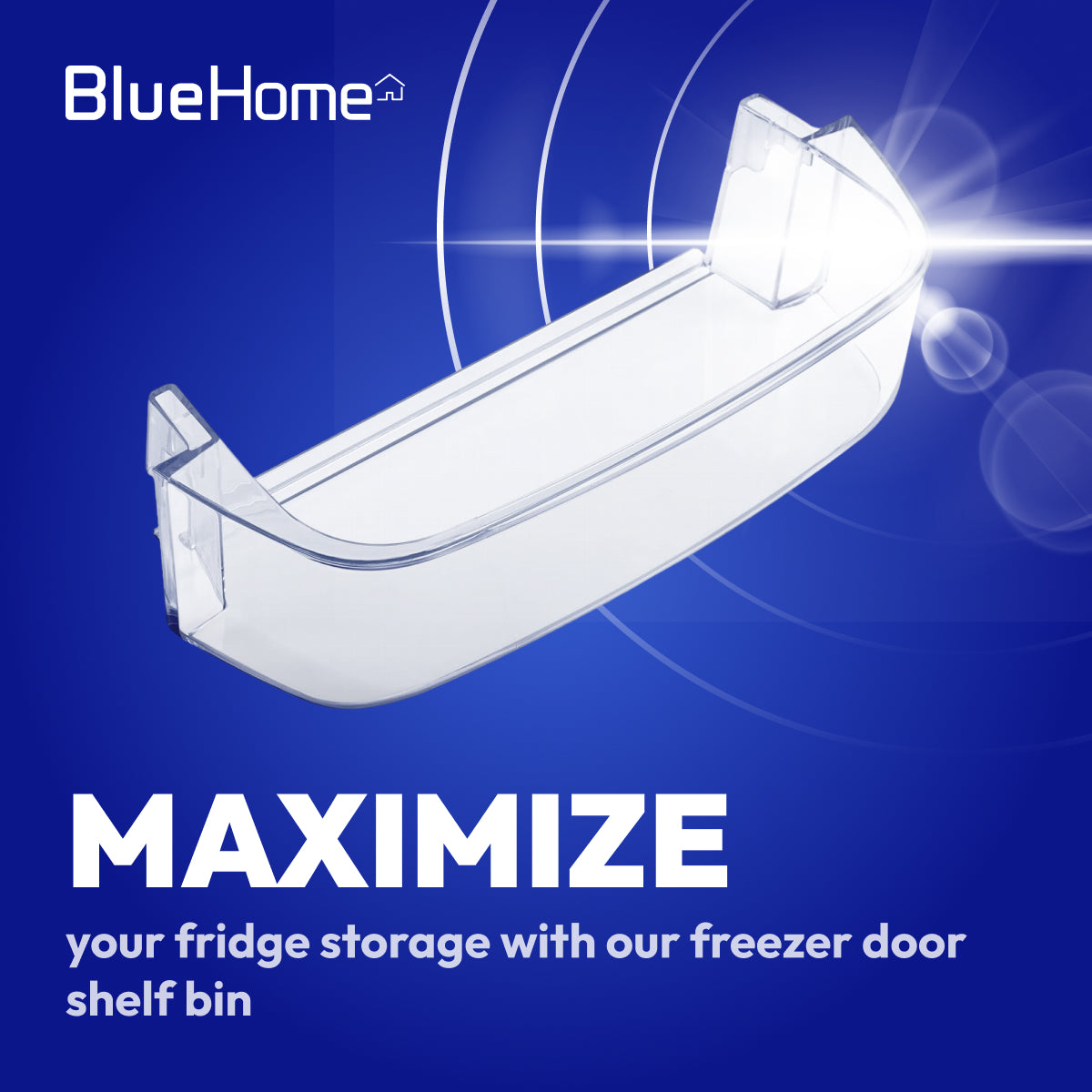 WPW10430639 Freezer Door Shelf Bin - Compatible with Whirlpool/Kenmore Side-by-Side