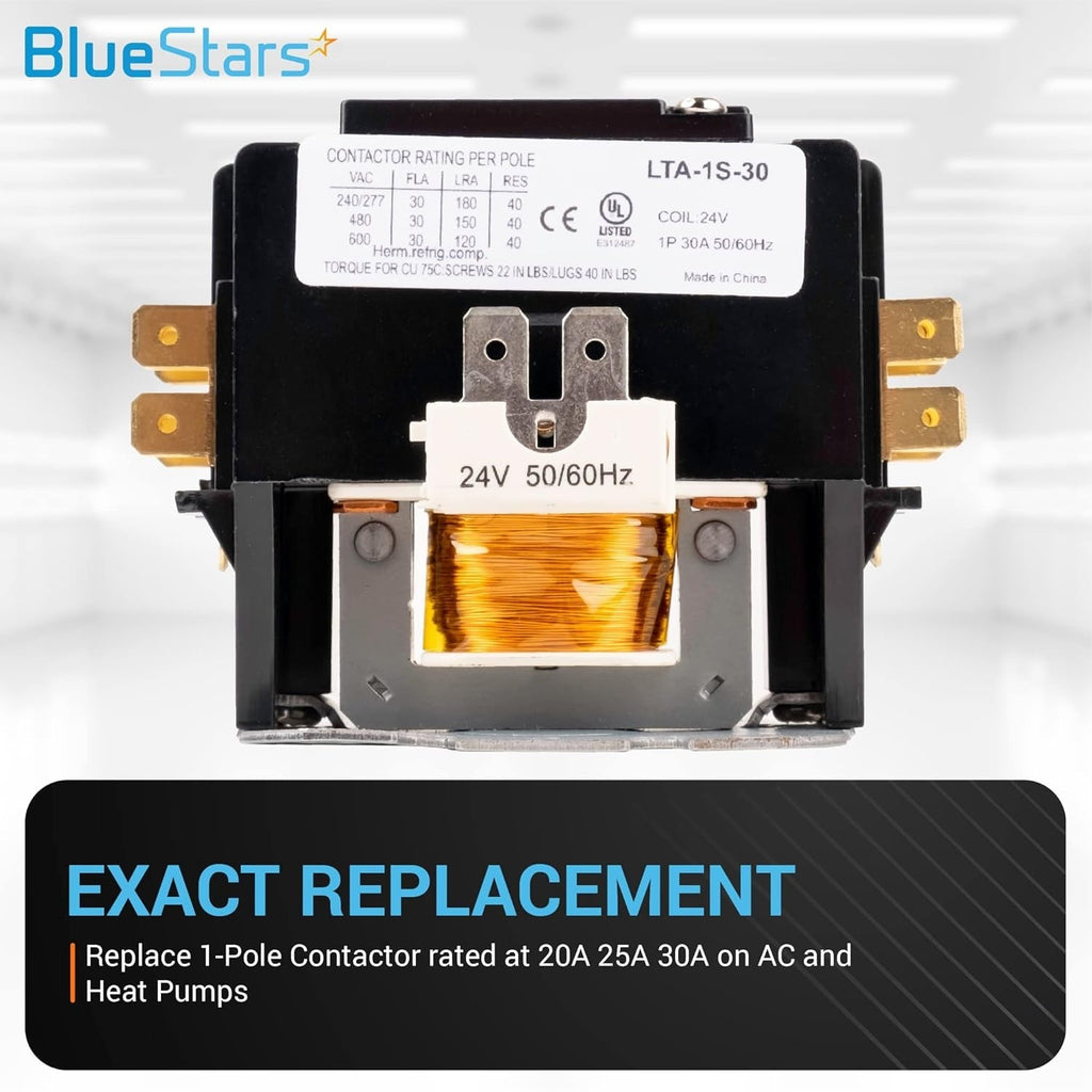 1 Pole 30 Amp 24V Contactor