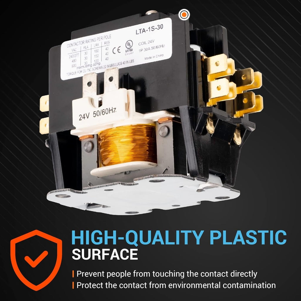 1 Pole 30 Amp 24V Contactor
