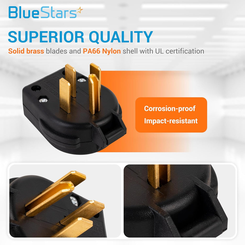 NEMA 14-30P 14-50P Plug Interchangeable Straight