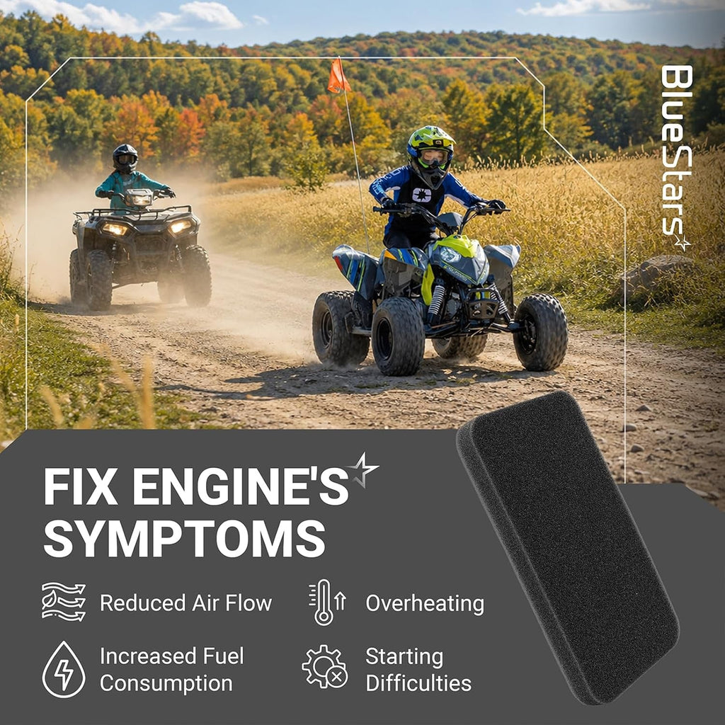2-Pack 0454620 0453664 Air Filter for Polaris Outlaw Sportsman