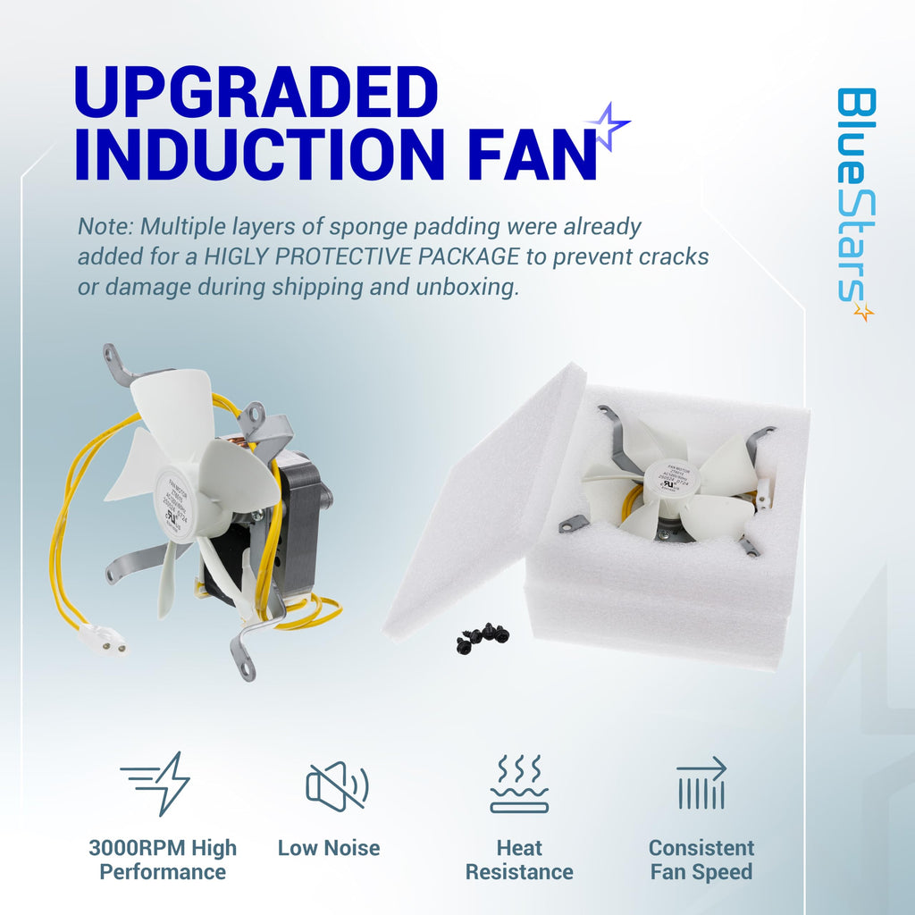 3000RPM Grill Induction Fan Kit Replacement, AC120V 60Hz OEM Combustion Fan, IFRP01