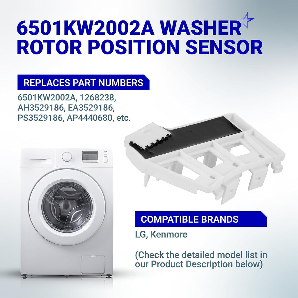 6501KW2002A Washer Rotor Position Sensor for LG Kenmore
