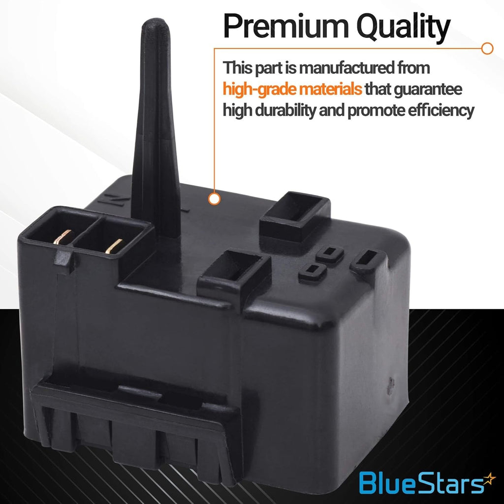 WR07X10097 12uF 250VAC Relay and Overload Assembly Replacement - For GE Refrigerators