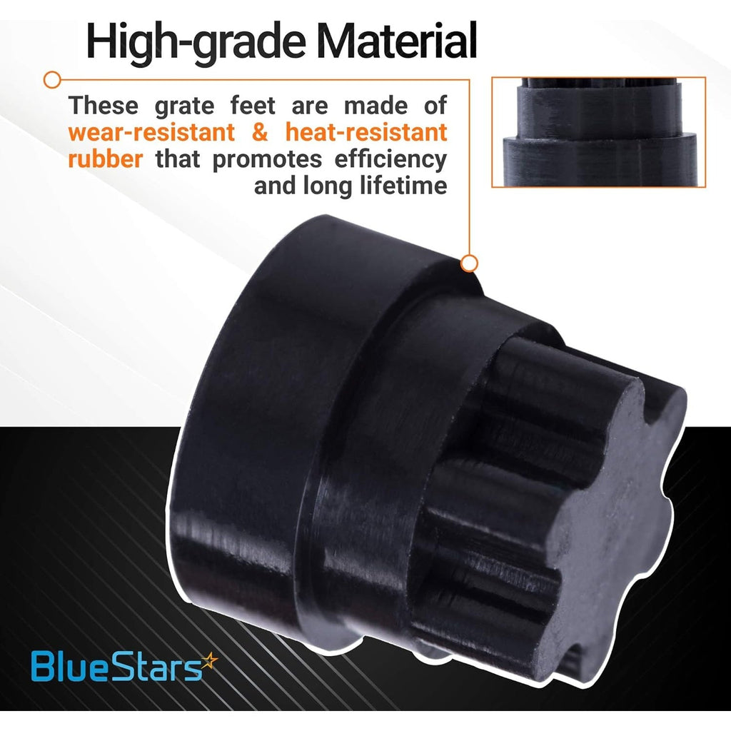 00618112 00637940 Rubber Grate Feet for Thermador Bosch Cooktops - 2 Pack